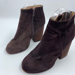 Jeffrey Campbell 8.5 Hanger Bootie Boots‎ Ankle Boho Grunge Gothic Biker Leather